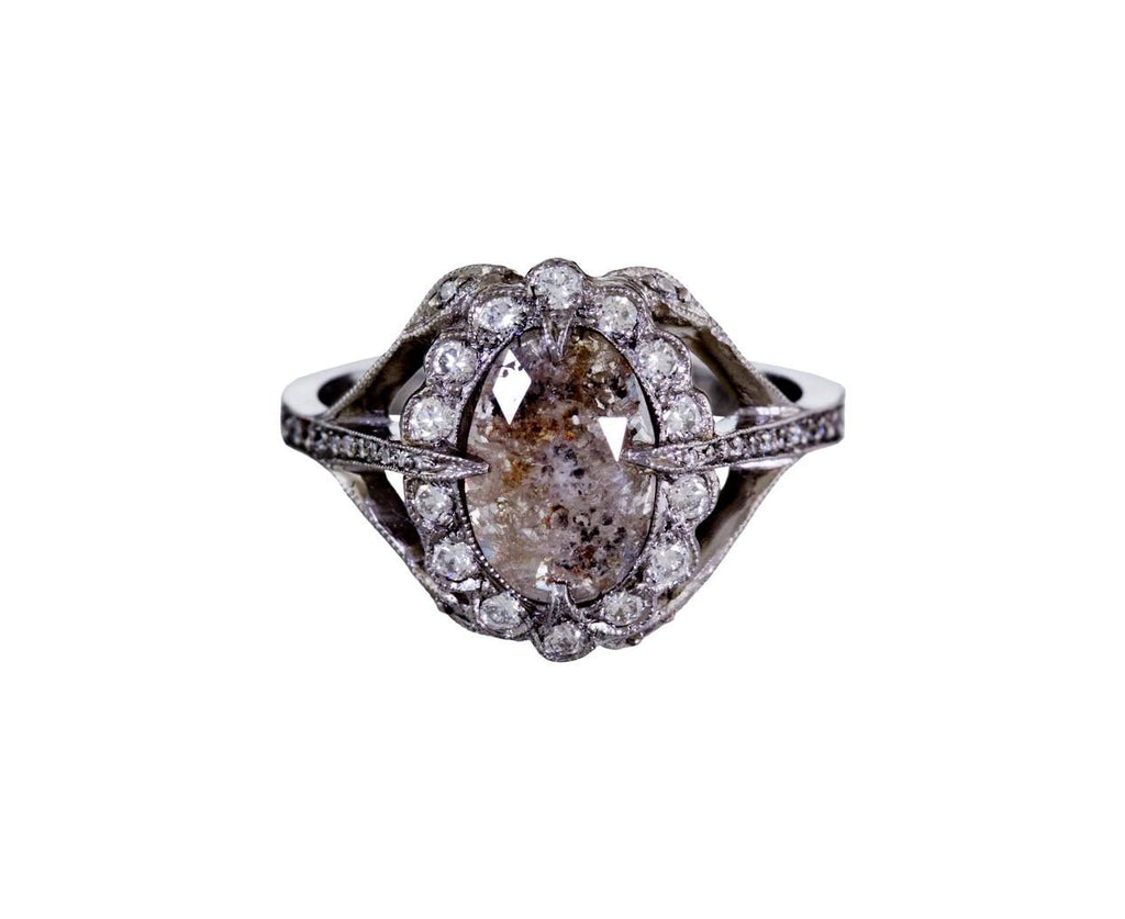 Rustic Diamond Secret Garden Ring zoom 1-cathy-waterman-ring