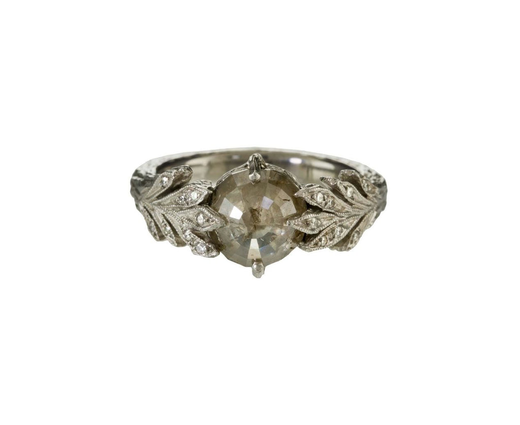 Rustic Diamond Leafside Ring zoom 1