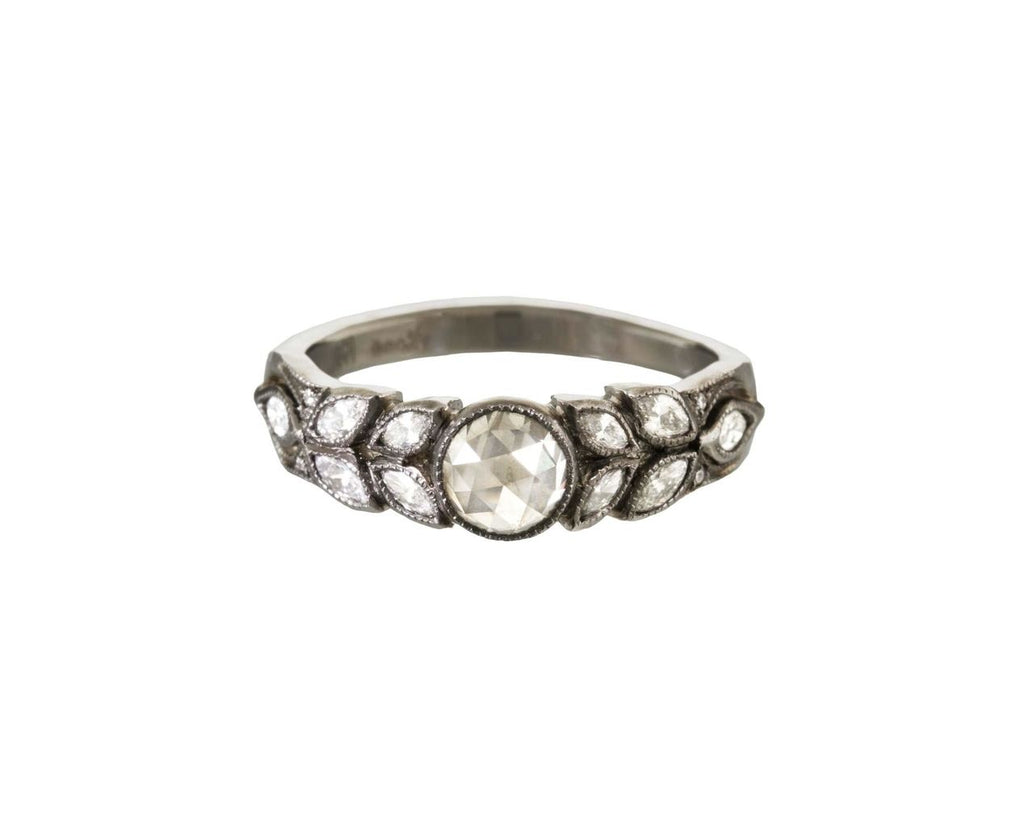 Gray Moghul Diamond Garland Ring zoom 1
