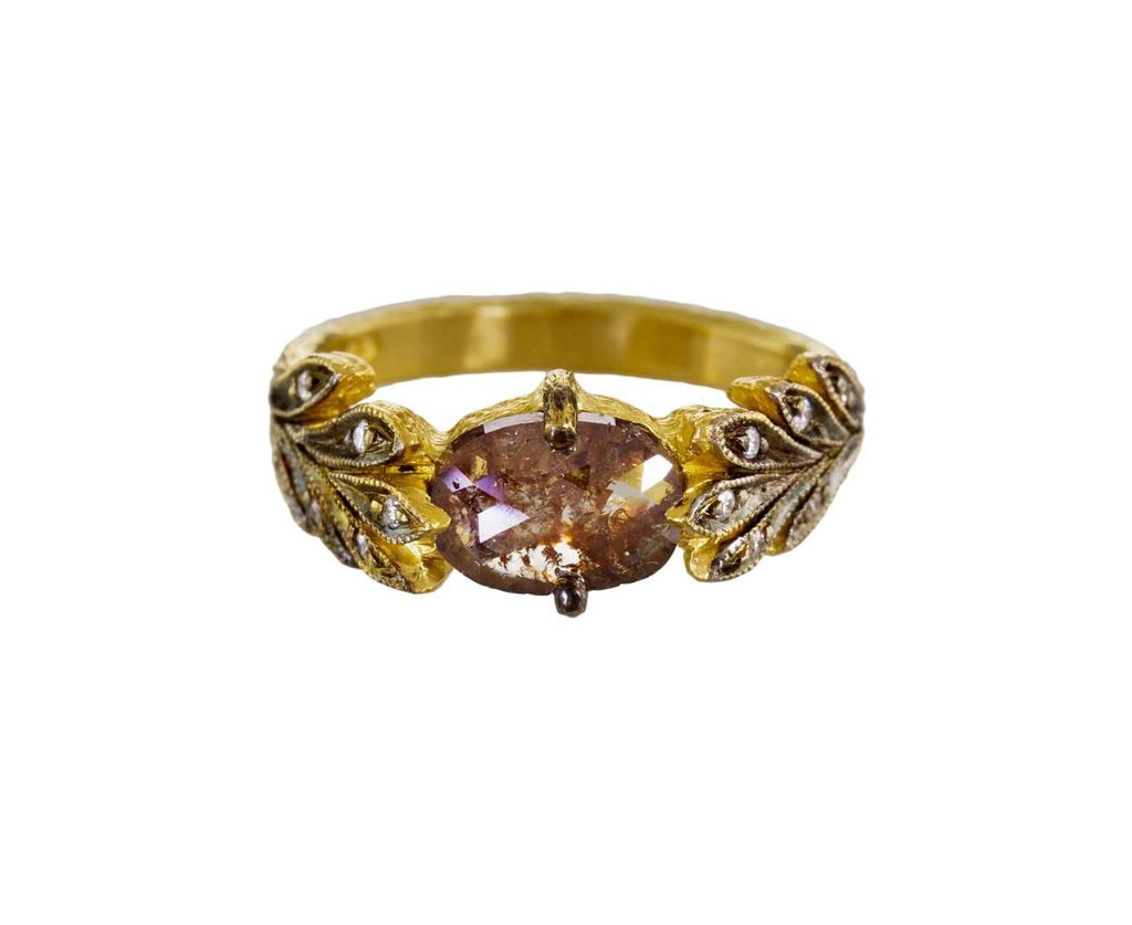 Rustic Diamond Leafside Ring zoom 1-cathy-waterman-ring