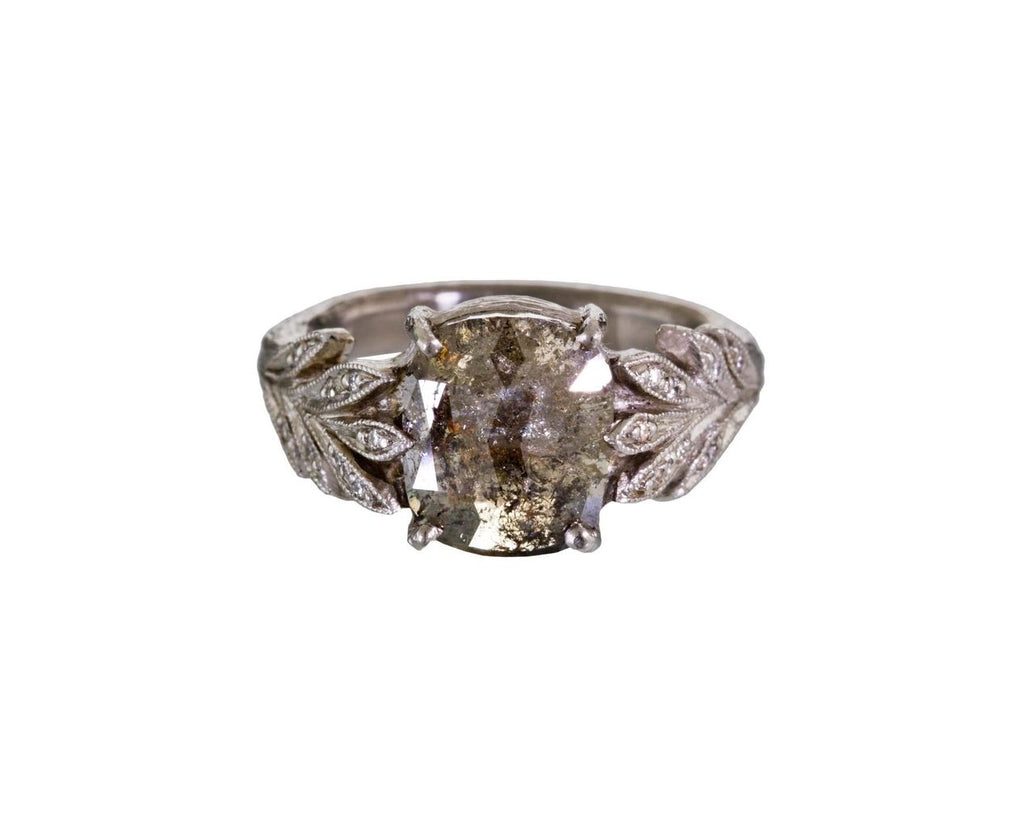 Rustic Diamond Leafside Ring zoom 1