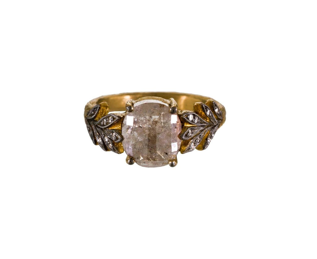 Rustic Diamond Leafside Ring zoom 1