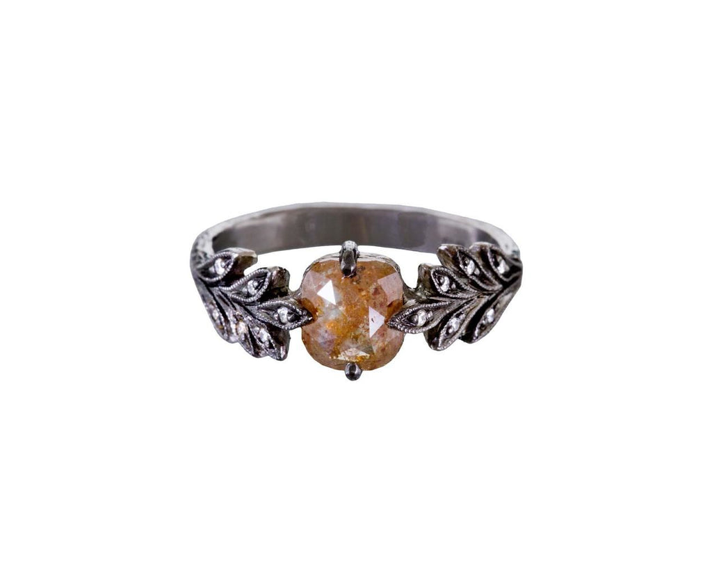 Rustic Diamond Leafside Ring zoom 1-cathy-waterman-ring