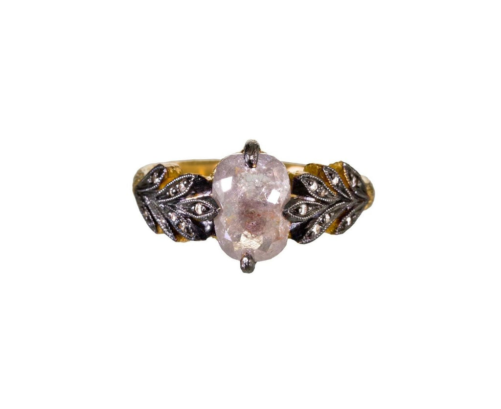 Rustic Diamond Leafside Ring zoom 1
