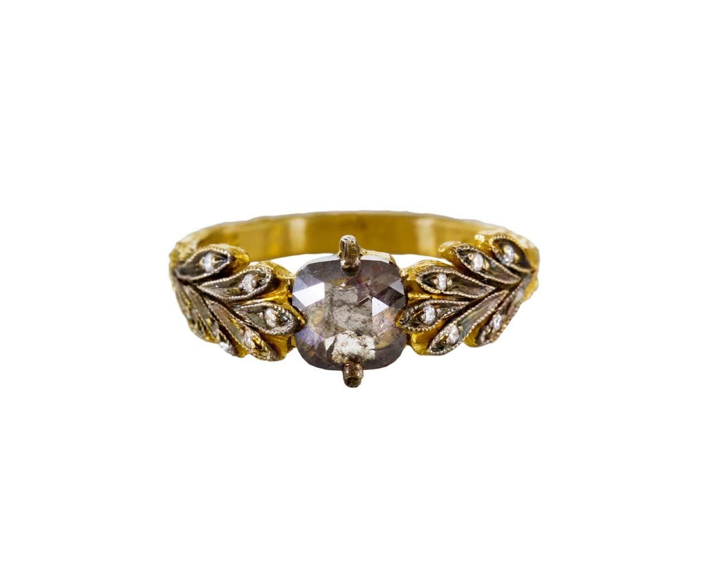 Rustic Diamond Leafside Ring zoom 1-cathy-waterman-ring