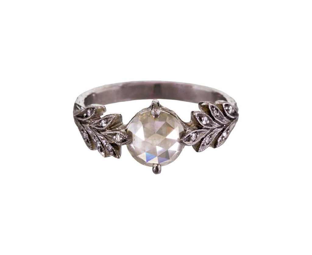 Rustic Diamond Leafside Ring zoom 1