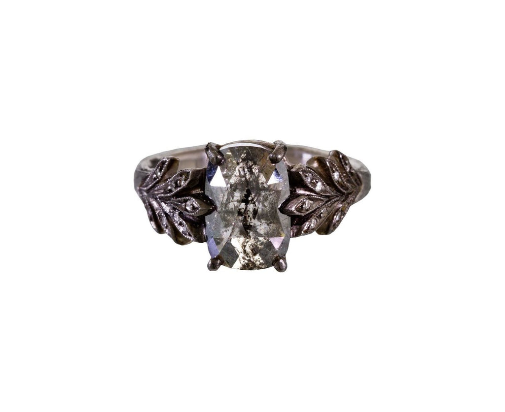 Rustic Diamond Leafside Ring zoom 1