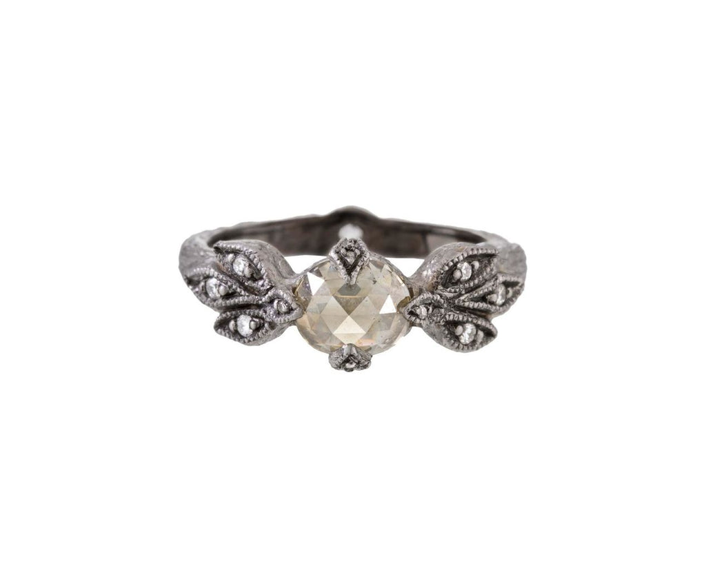 Rustic Diamond Leafside Ring zoom 1