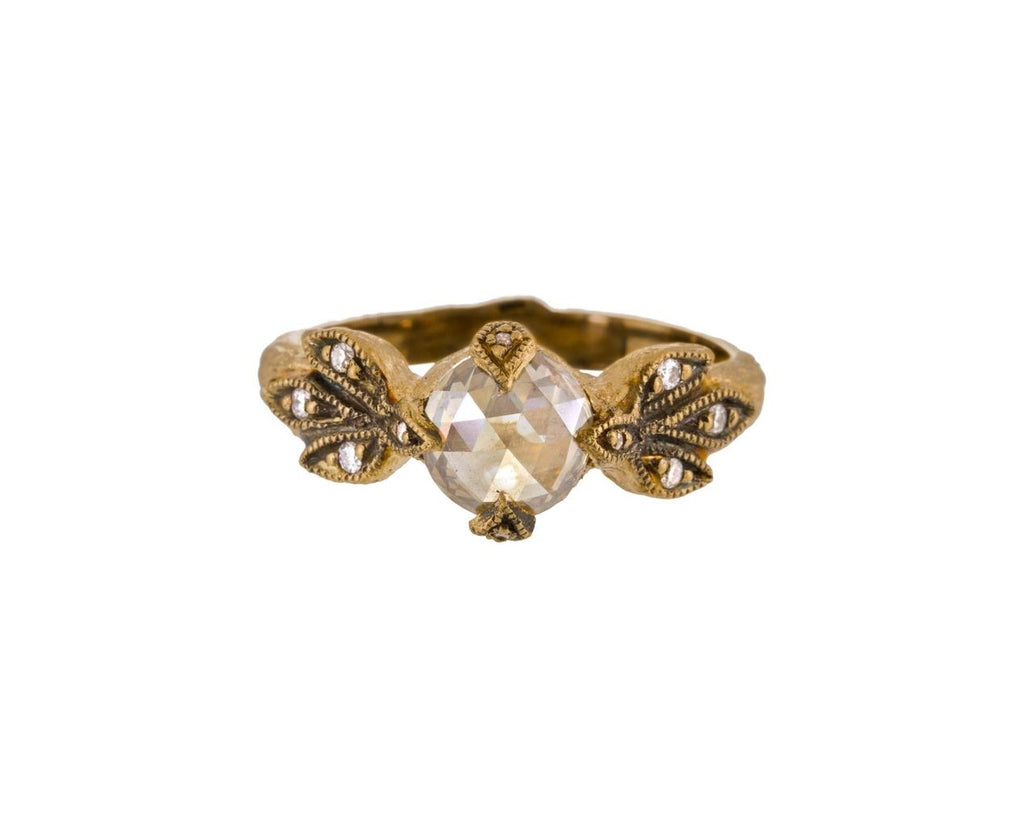 Rustic Diamond Leafside Ring zoom 1