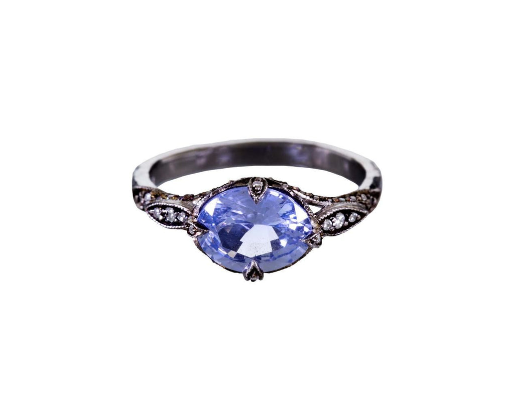 Blue Sapphire Petalside Ring zoom 1-cathy-waterman-ring