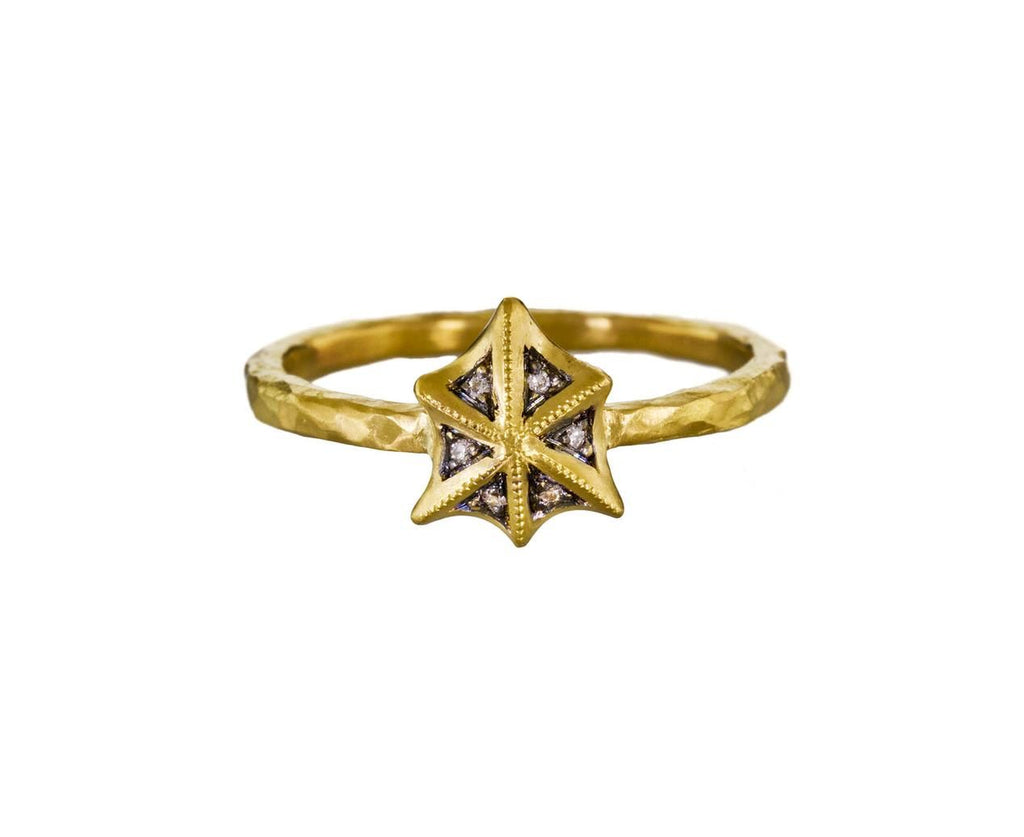 Diamond Shield Ring zoom 1-cathy-waterman-ring