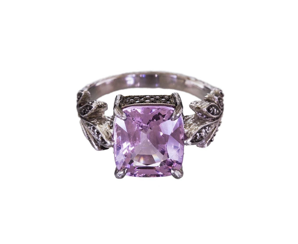 Majestic Pink Spinel Leafside Ring zoom 1_cathy_waterman_ring