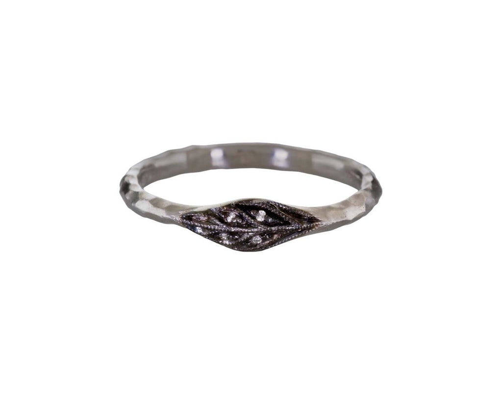 Single Leaf Band zoom 1-cathy-waterman-ring