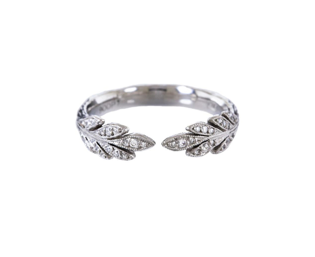 Platinum Diamond Open Leafside Band zoom 1_cathy_waterman_platinum_diamond_open_leafside_ri