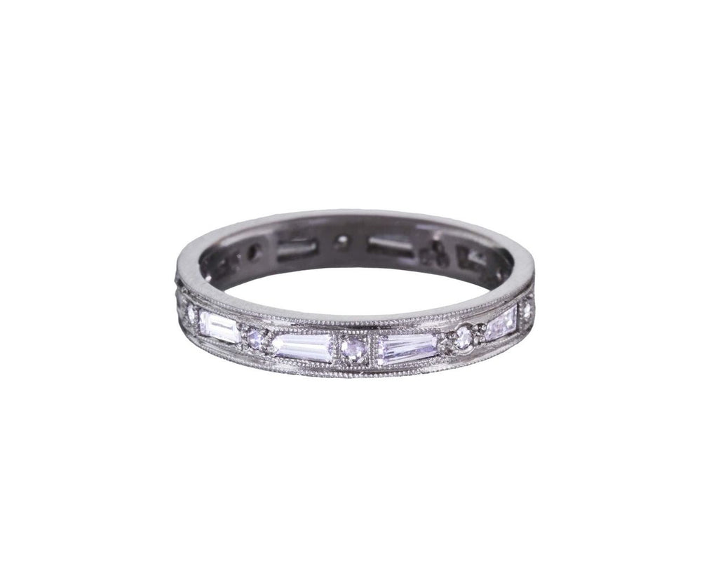 Tapered Diamond Baguette Band zoom 1