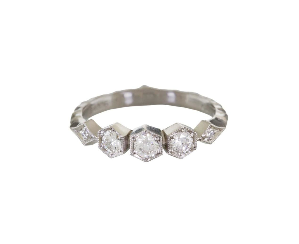 Triple Hexagonal Diamond Band zoom 1-cathy-waterman-ring