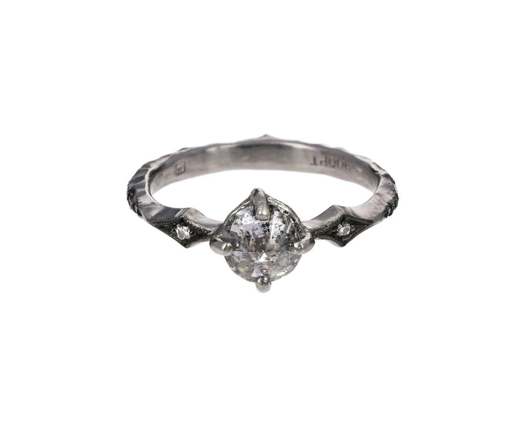 Black and White Diamond Solitaire zoom 1_cathy_waterman_platinum_diamond_six_stone_shank_