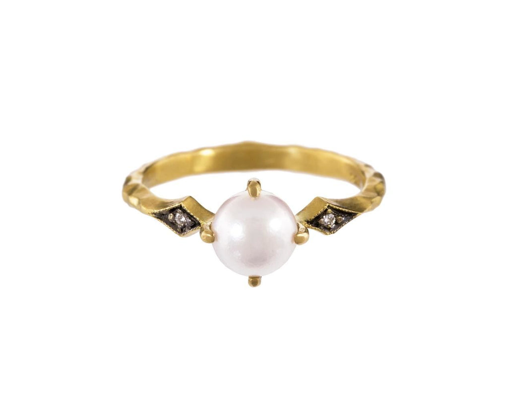 Pearl and Diamond Ring zoom 1_cathy_waterman_gold_diamond_pearl_ring