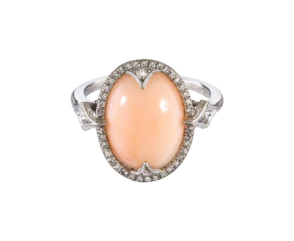 Coral and Diamond Ring zoom 1_cathy_waterman_platinum_diamond_coral_ring