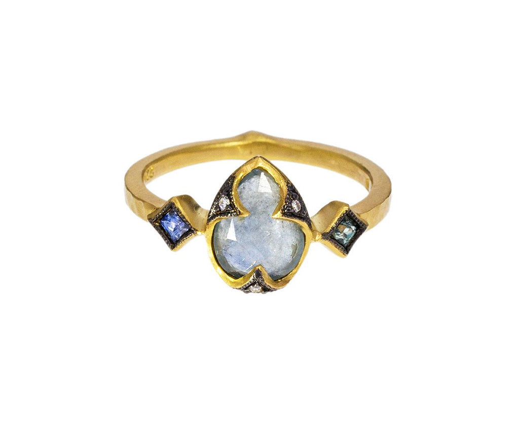 Blue Sapphire and Diamond Ring zoom 1_cathy_waterman_gold_diamond_sapphire_pear_ring