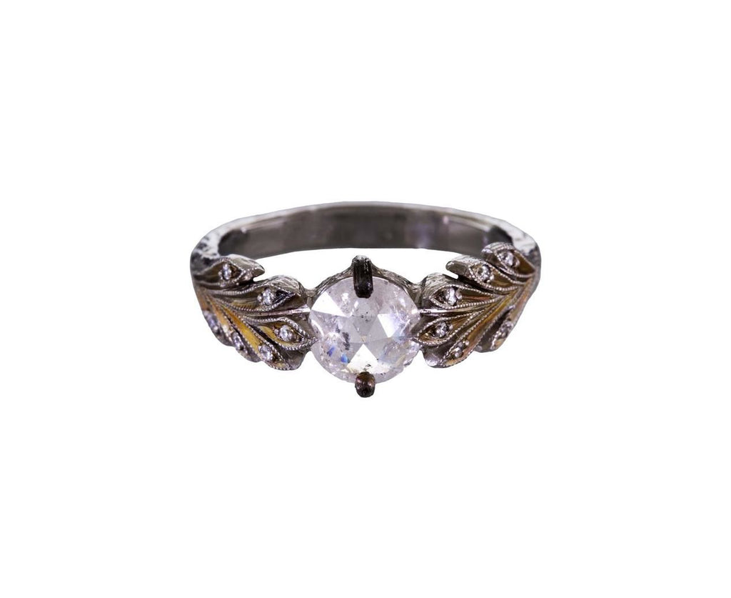 Gray Diamond Leafside Ring zoom 1_cathy_waterman_ring