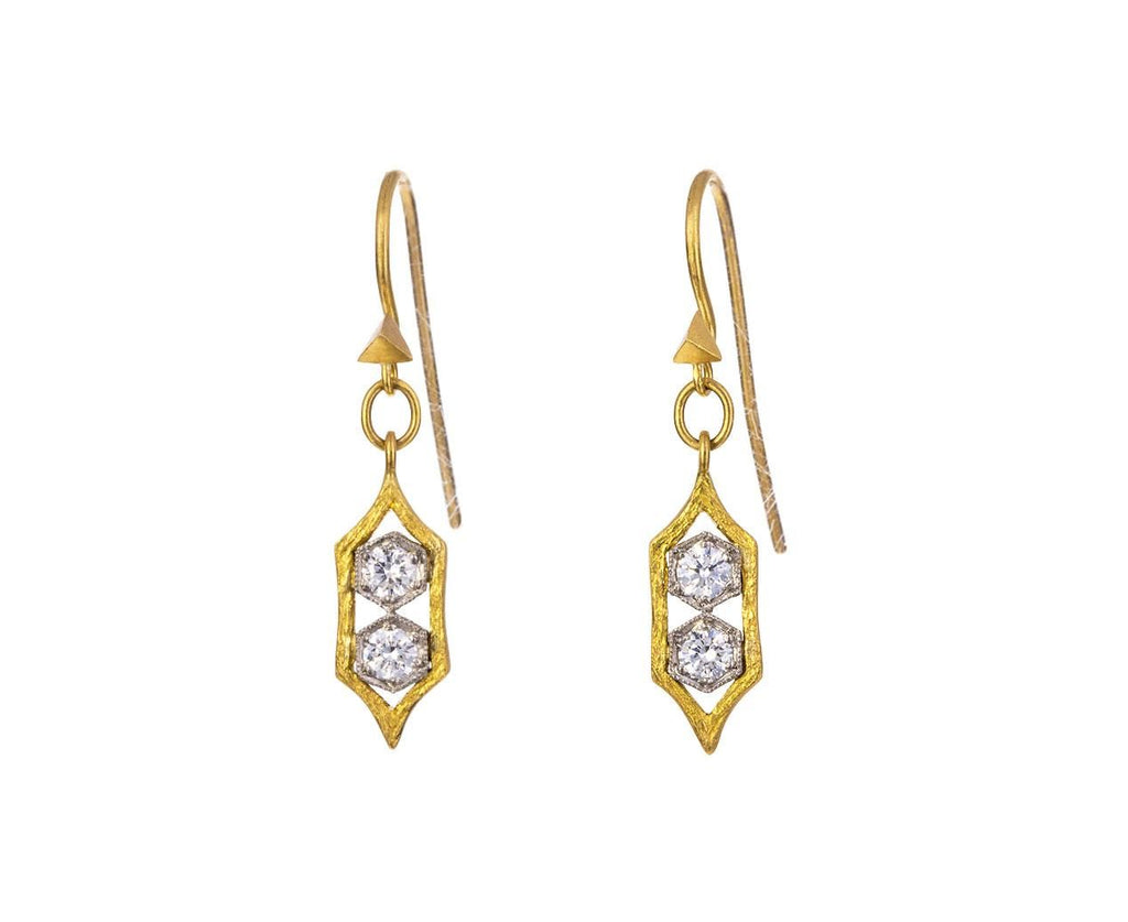 Gold Twig and Diamond Frame Earrings zoom 1_cathy_waterman_gold_diamond_twig_frame_earrings