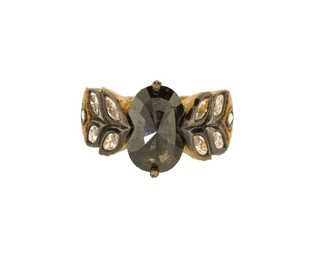 Rustic Diamond Garland Ring zoom 1